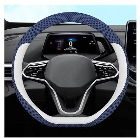 Bil Styrskydd Bilrattkåpa För VW ID För Touareg För Tiguan För Taos För T-Roc För Polo 2022 2023 Ratt Tillbehör(A)