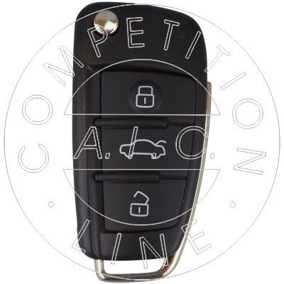 AIC Handsendergehäuse, Zentralverriegelung 57571 | Kompatibel mit: AUDI A1, A1 Sportback, A3 Sportback, A6 Allroad C6, A6 C6, A6 C6 Avant, Q7