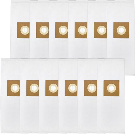 12 Pack Type Y HEPA Vacuum Bags Replacement for Hoover WindTunnel Upright Style Y, Z, YZ Vacuum Cleaners, 4010100Y Filter Bag