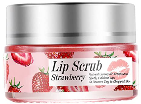 Labbro scrub esfoliante labbro idratante durante la notte a sonno per sonno di riparazione scrub alla fragola