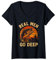 Damen Cooles und lustiges Angel T-Shirt mit V-Ausschnitt
