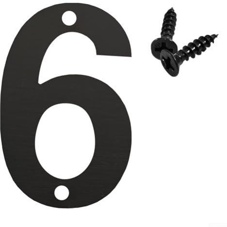 Outdoor Friendly 4 Inch Mailbox Numbering System with Simple Mounting Options (6)