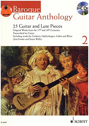 Baroque guitar anthology 2 vol. 2 guitare +cd