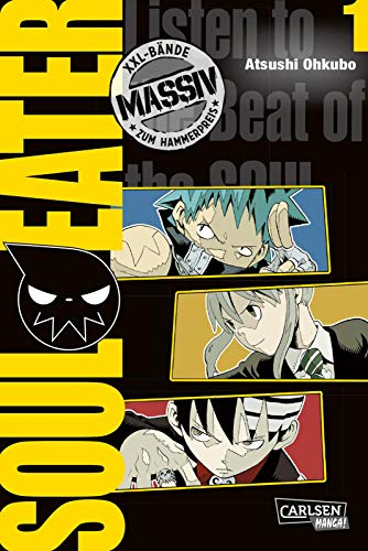 Soul Eater Massiv 1: Bände 1-3 der düsteren Fantasy-Manga-Serie ab 12 Jahren über eine seelenjagende Waffenschmiedin im größeren Format
