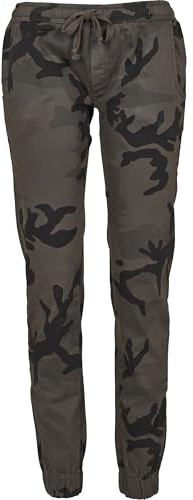 Urban Classics Pantalon de Jogging pour Femme - Motif Camouflage - Disponible dans de Nombreuses Couleurs - Tailles XS à 5XL, Multicolore (Dark Camo 00784), L