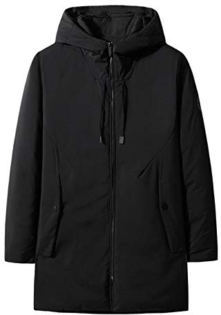 YLXD Chaqueta Plumas Hombre Talla extra Down Jacket Parkas Hombre Abrigo Invierno Cálido Chaqueta Parka Con Capucha Hombre Chaqueta Para Acampar Excursiones De Senderismo