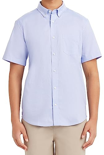 Nautica Uniform Short Sleeve Performance Oxford Button-Down Shirt Camisa Abotonada para Hombre