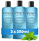 Pears Pure & Gentle Body Wash with Fresh Mint Extract - Nourishing Gel Cleanser with 10x More Moisturiser *- Beauty Bath for Moisturising Care - Suitable for Men and Women - 250ml (3 Pack)