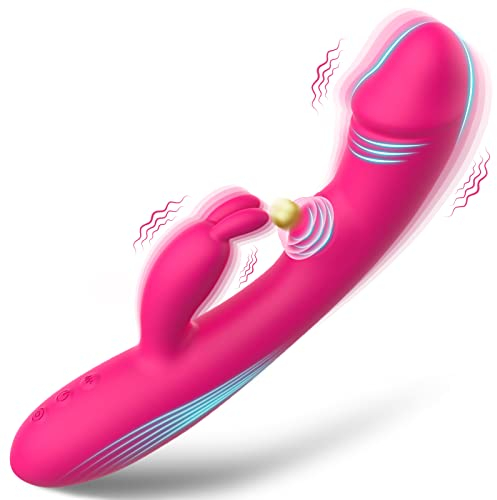 3 in 1 Vibratore Sessuale Rabbit per Donna Punto g Squirting con 25 Modalità, Giocattoli Sex toys per Clidoride