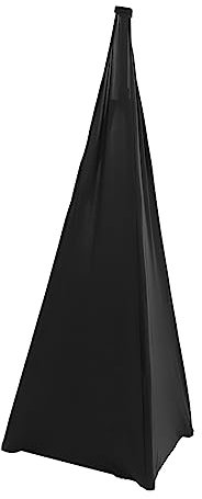 MUELODSIC Soporte De Altavoz Cubiertas De Trípode De Iluminación Puesto Cubierta De Poliéster Manga Del Soporte Del Altavoz Bolsa De Audio Cubierta Reutilizable Bolsa De Viaje Plegable Black