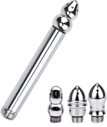 Soffione doccia per bidet in alluminio, 3 soffioni doccia, bidet da bagno portatile - Sistema di pulizia della doccia