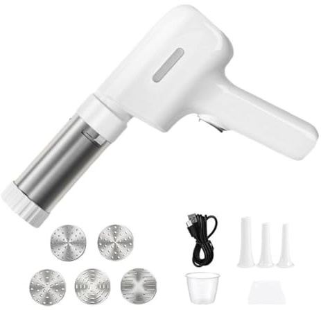 String Hopper Maker Electric,Idiyappam Maker Electric,Portable Household Handheld 5-in-1 Machine,with 5 Cordless Pasta Maker