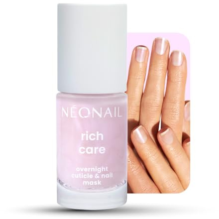 NÉONAIL Maschera Curativa da Notte per Unghie - Rich Care Overnight Cuticle & Nail Mask - Rinforzante per Unghie & Idratante per Cuticole - 7,2 ml