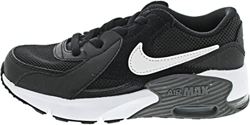 Nike CD6892-001 Sneaker, 34 EU, Black White Dark Grey