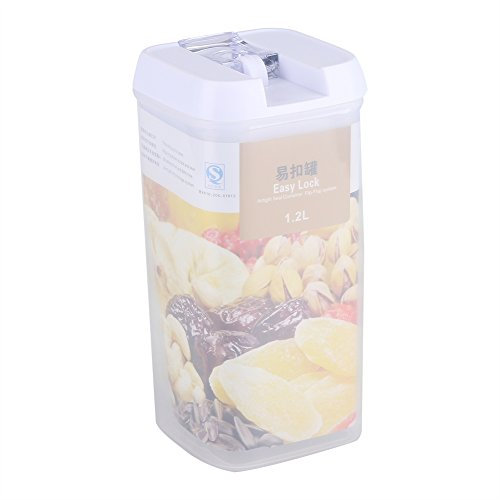 Getreidespender, Transparente, Versiegelte Lebensmittel-Aufbewahrungsbox, Nussspender, Müslibehälter, Müsli-Aufbewahrungsbehälter für Getreide, Nüsse, Müsli (ACOGEDOoyqr0fgtsd-03)