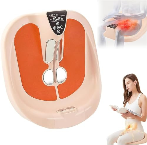 Beckenbodenmuskeltrainer für Frauen und Männer, EMS-Kegelstuhl, magnetischer Beckenbodenpulstrainer zur Erholung nach der Geburt, Prostataprobleme bei Männern - 5 Intensitätsstufen und 38–44 °C