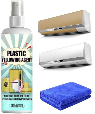 Nettoyant pour climatiseur - 100 ml - Mousse de nettoyage pour climatisation - Pour décomposer la saleté, la poussière, la graisse, les conduits CVC, le chauffage du réfrigérateur, du camping-car, de