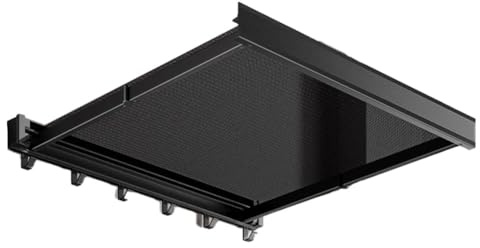 FACAIIO Red de secado retráctil para balcón, estante de secado invisible de aleación de aluminio con diseño plegable e instalación sin taladros