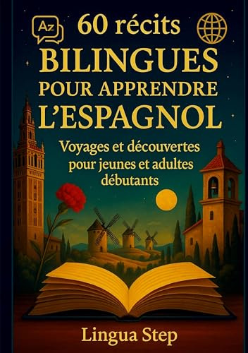 60 Récits bilingues pour apprendre l'Espagnol: Voyages et Découvertes pour Jeunes et Adultes Débutants