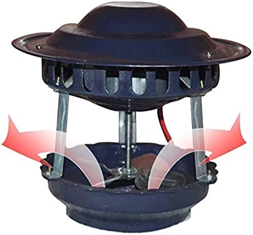 Chimney Fireplace Fan, Chimney Fan for Round Flue, Electric Chimney Fan Chimney Ventilation Fans Rooftop Inducer Fans Chimney Exhaust Fan for BBQ Hut Fireplace Thermo Stove [Energy Class A++],150 w