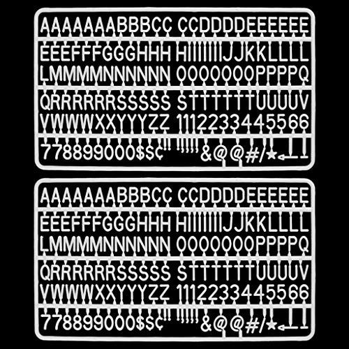 Zeizafa Tablero de fieltro para letras, números de fieltro, símbolos, alfabetos, material plástico para tableros de letras intercambiables, tutores
