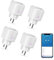 Jinvoo Zigbee Smart Steckdose Stromüberwachung Alexa-Steckdose kompatibel mit Philips Hue Alexa Google Home APP-Fernbedienung erfordert HUE Bridge 16 A 4 Pack