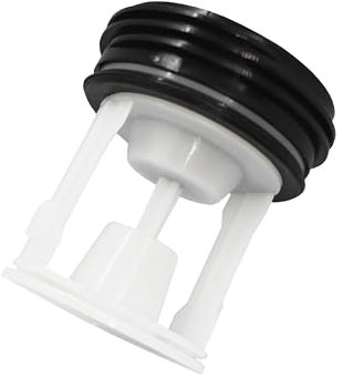 Filtre à peluches de rechange compatible avec les machines à laver Bauknecht, Whirlpool, Indesit - Références 481248058385 et C00312342 - Filtre de pompe pour une performance optimale