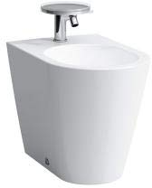 Laufen Kartell Stand-Bidet, 1 Hahnloch, 370x545x430, Farbe: Weiß mit LCC - H8323314003021