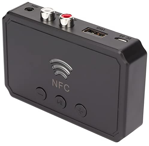 Ricevitore Bluetooth NFC, Ricevitore Bluetooth 5.0 Interfaccia AV da 3,5 Mm Adattatore Bluetooth Desktop NFC Multifunzione per