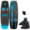 BRUNELLI Carbon Wakeboard Set 138 cm mit Jobe Maze Wakeboardbindung