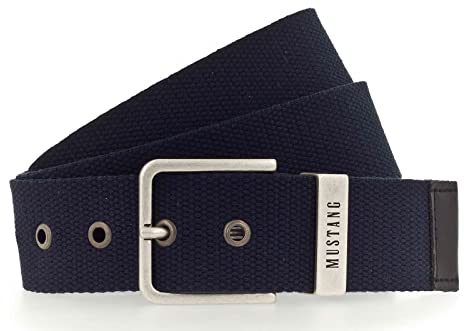 MUSTANG Woven Belt W100 Navy