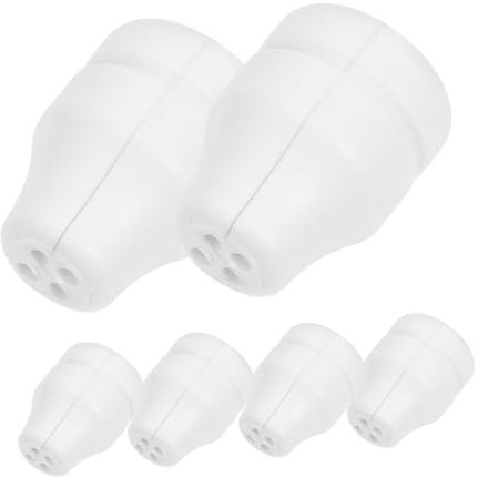 Uonlytech Embouts De Cordon De Store en Bois 4 Trous, Lot De 6 Pièces, Boutons De Cordon Robustes, Accessoires pour Stores Vénitiens, Fixation Stable, Usage Intérieur