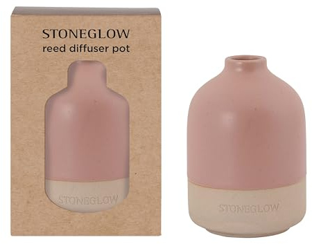 Stoneglow Elements Collection - Light - Pink Ceramic Diffuser Pot