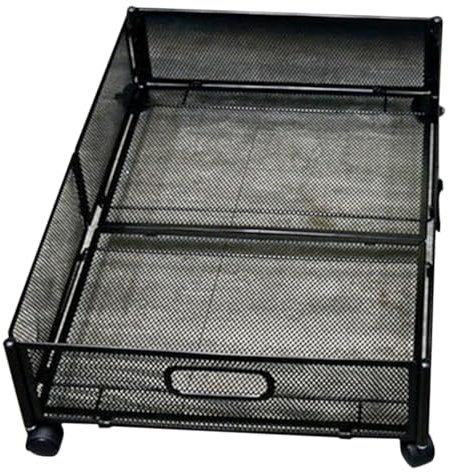 TEMPNAP Portaoggetti Sotto Letto Ruote Contenitore Salvaspazio Pieghevole in Acciaio Per Piccole Camere Da Letto Contenitori Multiuso