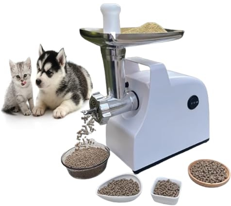 Máquina eléctrica de pellets de alimentos para alimentación de animales, con discos de molienda de 2.5/3.0/5/7 mm, máquina eléctrica para hacer alimentos de pellets para mascotas, para hacer alimentos