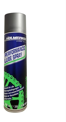 Holmenkol Performance Lube Kettenspray Fahrrad Kettenöl 200ml - Schmutz- & staubabweisendes Schmiermittel mit Korrosionsschutz, Für alle Fahrräder & Ketten