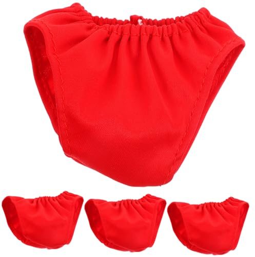 BESPORTBLE 4 pièces sous-vêtements Poupée Réutilisables Culottes Poupée Accessoires Vêtements pour Jeu Imagination et Déguisement