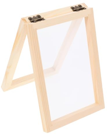 iplusmile Marco de Madera para Hacer Papel Casero Kit Artesanal DIY con Molde Estable y Duradero Material Seguro para Manualidades y Decoración Creativa