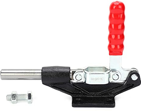 Abrazadera de palanca de soldadura, accesorio horizontal, herramienta de mano de liberación rápida para metal y carpintería, aleación de hierro fundido, 680 kg de fuerza de sujeción