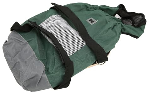 Generic Scooter per Cani Traspirante Sedia a Rotelle Ruote Silenziose Durevoli Borsa per Animali Domestici Scooter per Cani Paralizzati, Materiale in Legno Composito (L (adatto per 6,5‑9