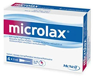 MICROLAX 4 x 5 ml – Behandlung von Verstopfung oder Erkrankungen, die erleichterte Darmbewegungen erfordern