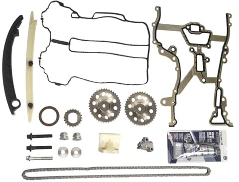 Hajus 1151316 Steuerkettensatz Steuerkette Zahnrad Kettenspanner 93191271 kompatibel mit Opel Agila Astra G H Corsa B C D Meriva Tigra 1.0 1.2 1.4