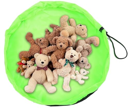 Sacs de jouets pour les blocs de construction, sac de rangement de jouets portable, Sacs d'organisation imperméables de grande capacité, Accessoires de stockage polyvalent, sachets de blocs de