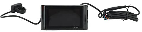 Baxnore Ciclo eléctrico de Pantalla LCD SW900, computadora de Ciclo eléctrico de Funciones múltiples con Pantalla de Velocidad de Velocidad, Carcasa de ABS para manillares de 22.2 mm