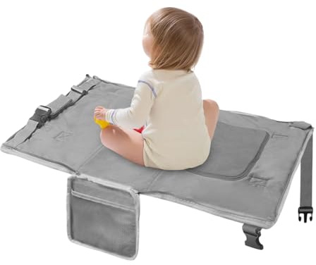Toddler Plane Bed - Baby Seat Extender Bed,Flyaway Foldable Organizer Duffel Bag Baby Sleeping Mat for Children Preschoolers Girls Boys Women