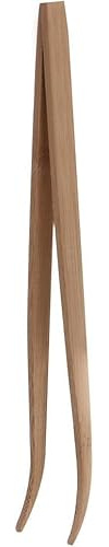 Cawhui Brown Feeding Tongs Angled Reptile Feeding Tongs Tweezers Bamboo Reptile Feeding Tongs Eco-Friendly Hand Tool Industrial Tweezers (28cm)