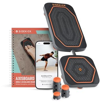 SIDEKICK AxisBoard Pro Balance Board for Foot & Ankle Rehab | Physical Therapy Training System for Ankle Sprains, Achilles Pain & Plantar Fasciitis | Includes PT Guide + Sidekick App