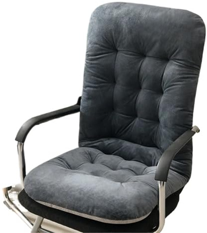 XCTDSVAH Trädgårdsstolsdyna design solstolskudde med rem, 1 st, vinterrumpa (mörkgrå)