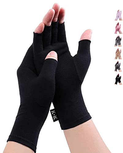 Digitek Arthritis Handschuhe - Kompressionshandschuhe für Rheumatoide - Fingerlose Handschuhe Lindern Schmerzen Rehabilitation und Schmerzlinderung Täglichen Arbeit für Männern und Frauen