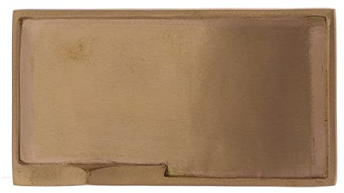 Holyart Portacandele rettangolare ottone dorato Opaco